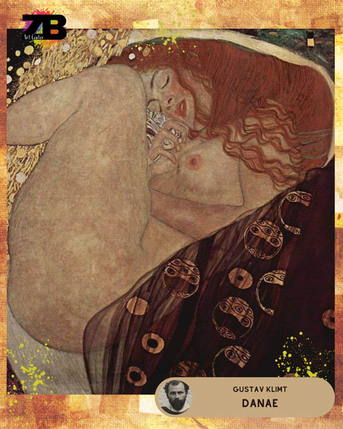 Danae by Gustav Klimt