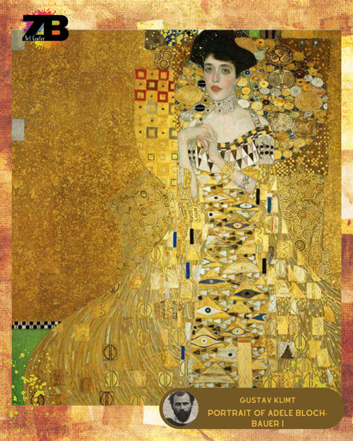 Portrait of Adele Bloch Bauer by Gustav Klimt